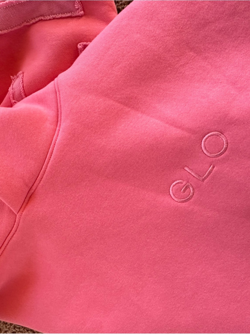 Pink Logo Hoodie - GLO God’s Love Overcomes - Picture 3 of 4